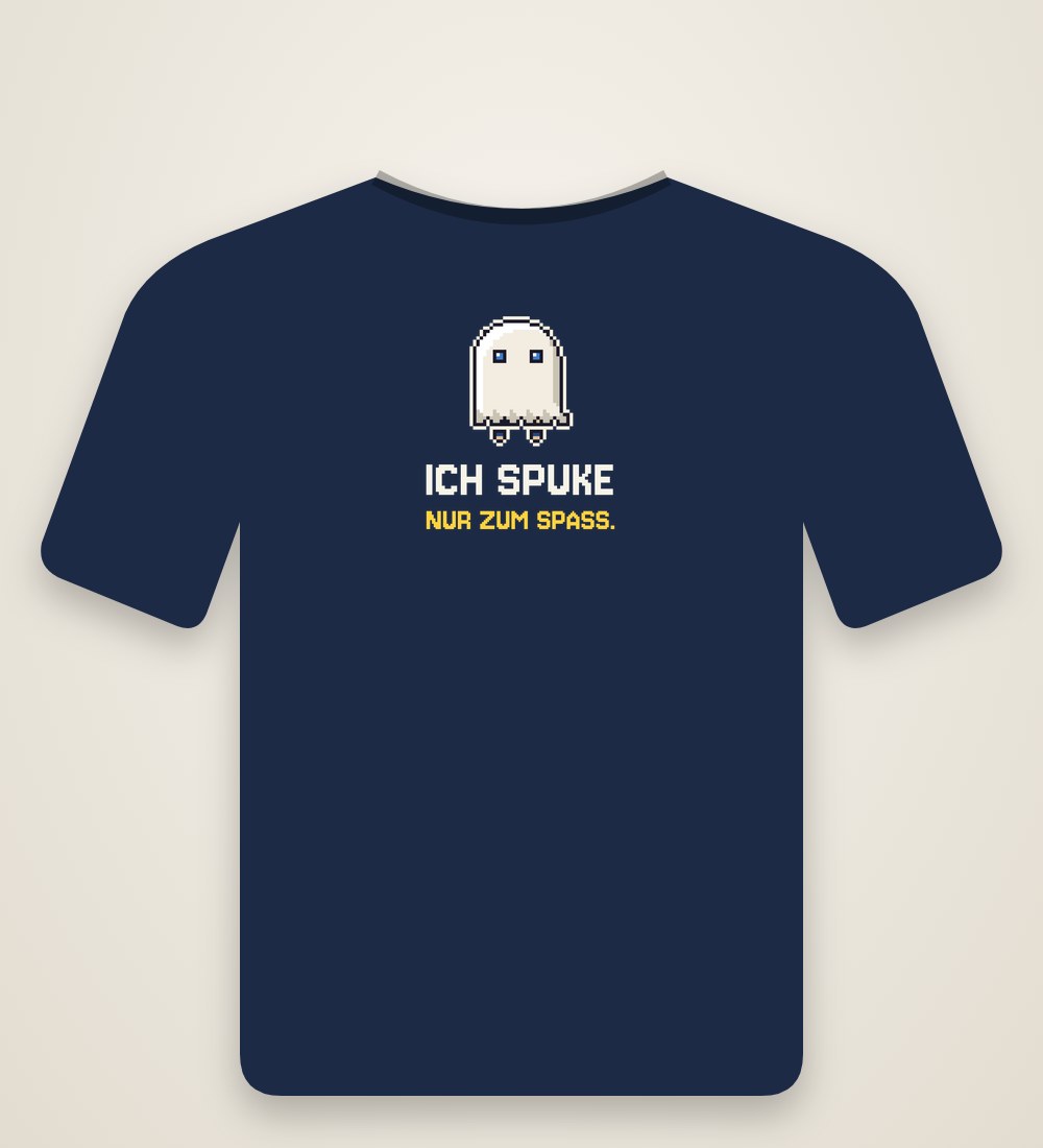 Kinder-T-Shirt „Ich spuke nur zum Spaß“