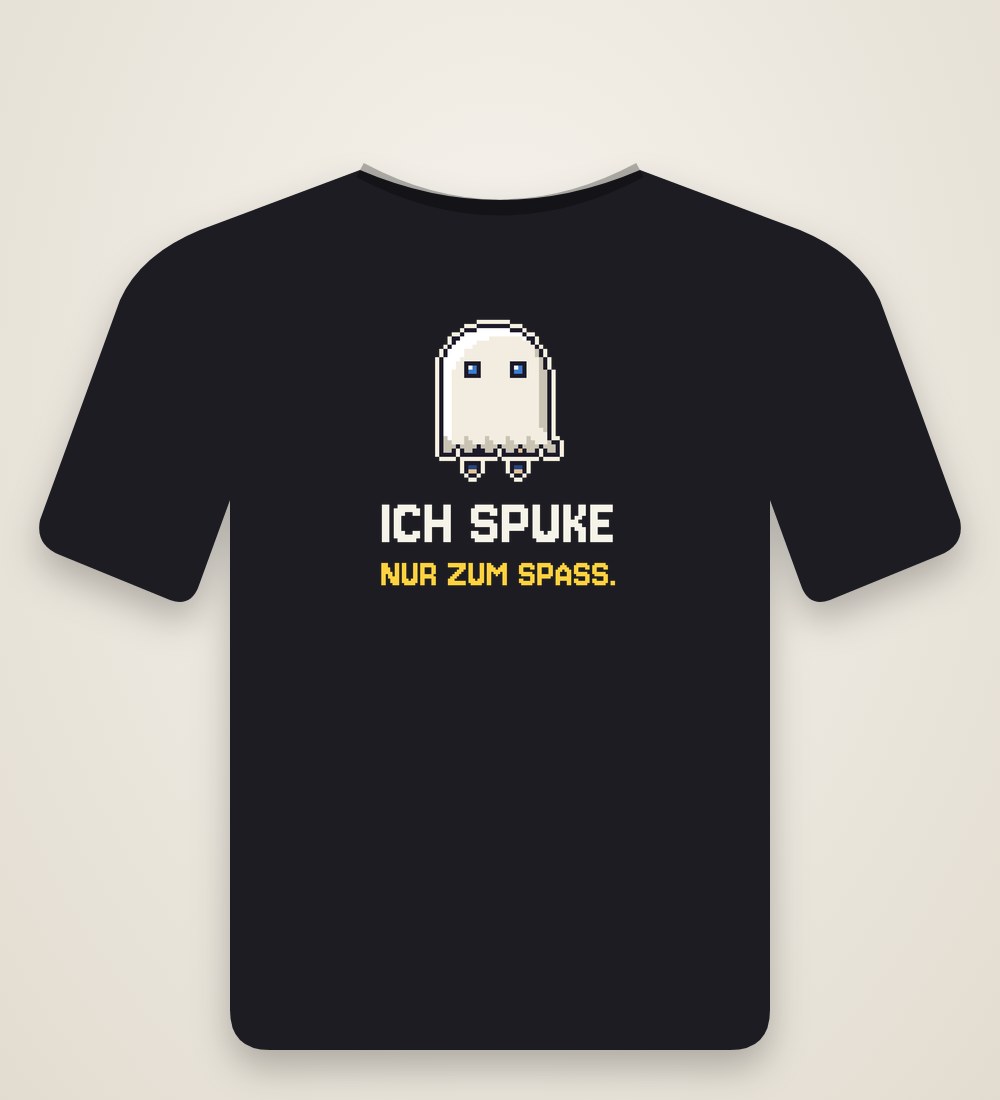 T-Shirt „Ich spuke nur zum Spaß“