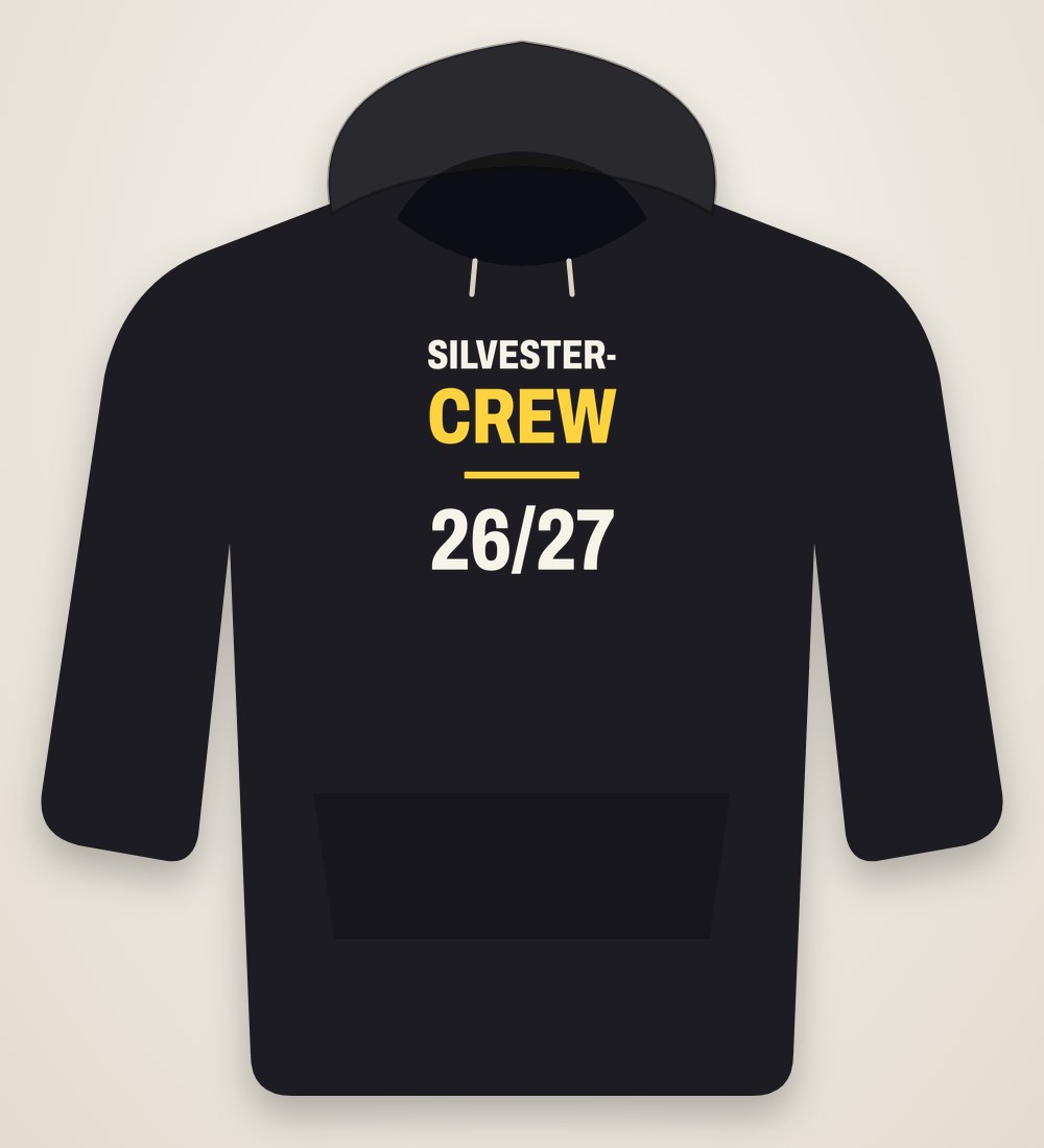 Hoodie „Silvester-Crew 26/27“