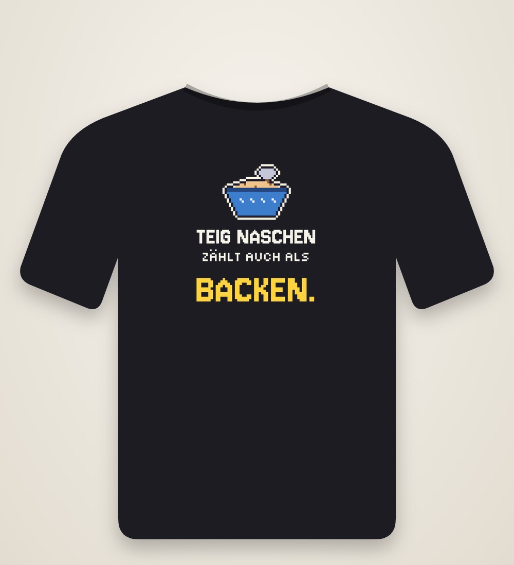 Ansicht: Teig naschen zählt auch als Backen.