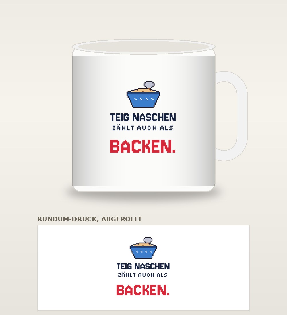 Ansicht: Teig naschen zählt auch als Backen.