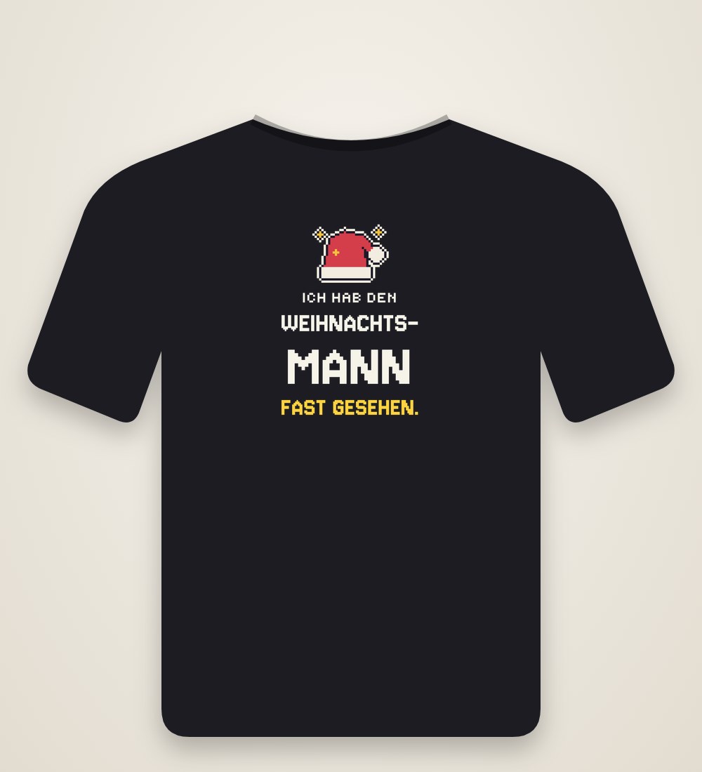 Ansicht: Ich hab den Weihnachtsmann fast gesehen.