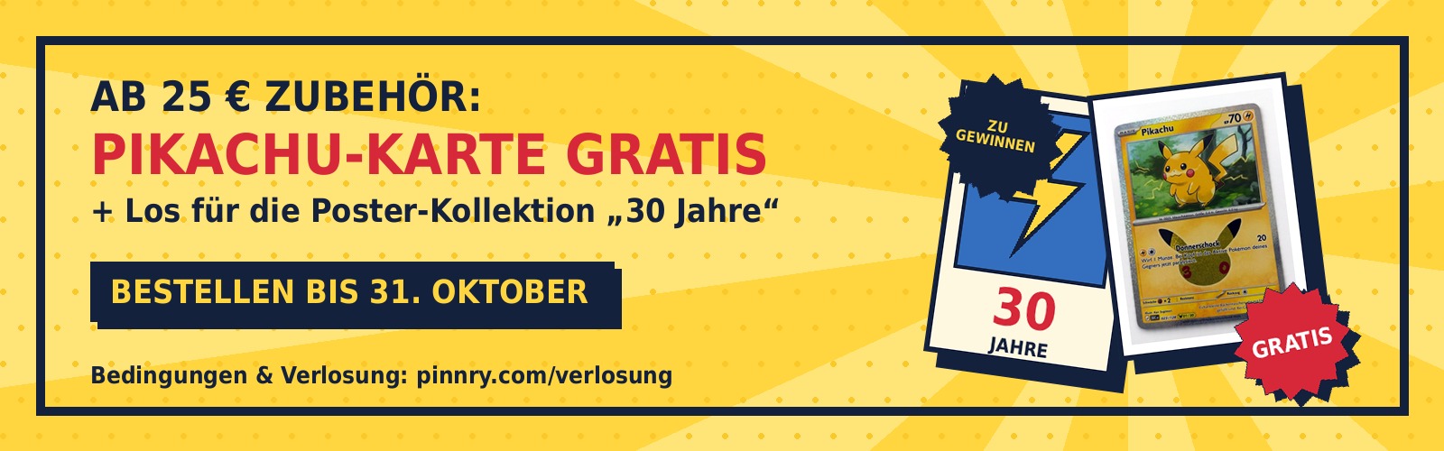 Verlosung: Pokémon Poster-Kollektion 30 Jahre bei Cards and Supplies